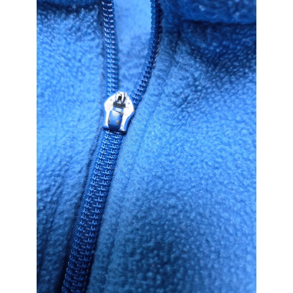 Columbia Blue Fleece Full Zip Jacket Womens XL Outdoor Layering Pockets - Picture 6 of 8